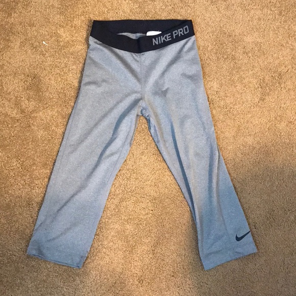 Nike Pants - Gray Nike Capri